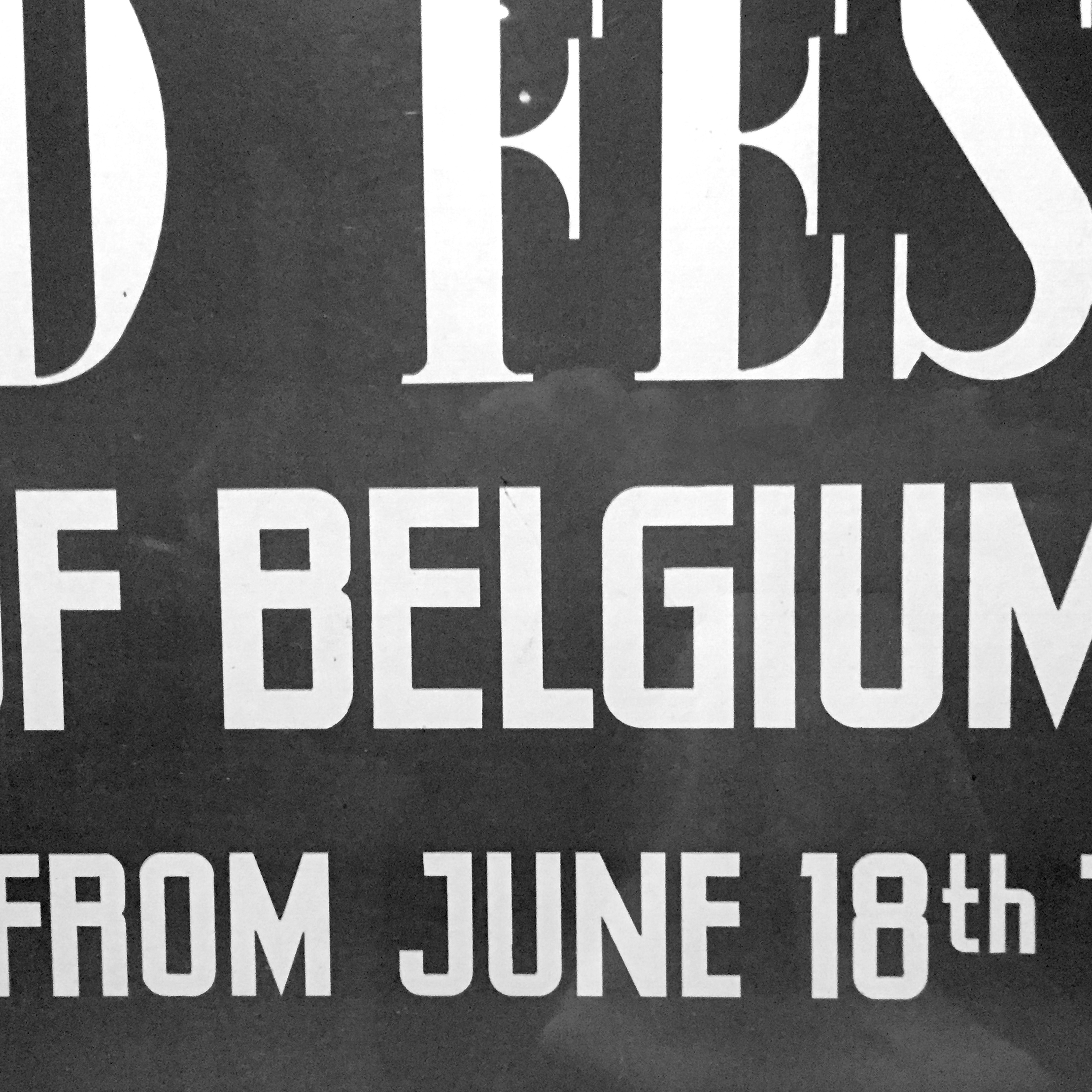 René Magritte Second film and fine arts world festival of Belgium (Knokke-le-Zoute, 18.06 - 10.07.1949). Lithography on paper. © Ch. Herscovici, with kind permission c/o SABAM Belgium 